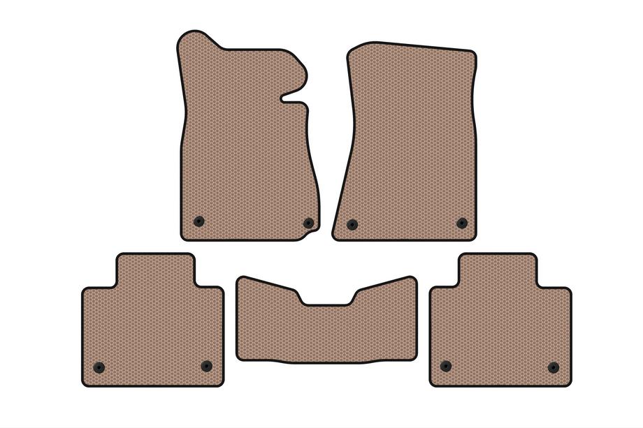 Lexus GS 2011–2020 Gumijaste preproge za avto Carsuit (2011-2015, SD, 2WD, beige) Fotografija 1