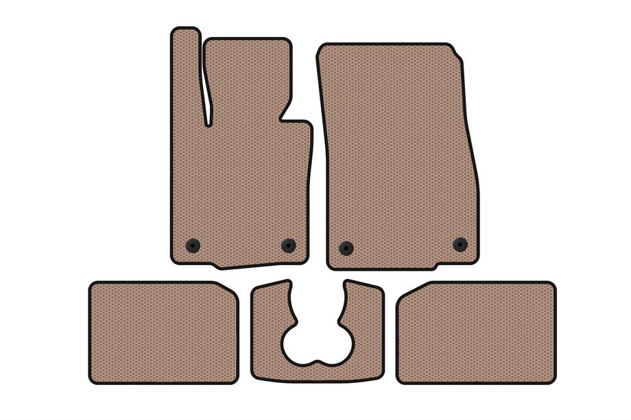 Mini Cooper F55/56/57 2014–2023 Carsuit gumijaste preproge za notranjost za S F55, 5-vratni, bež Image