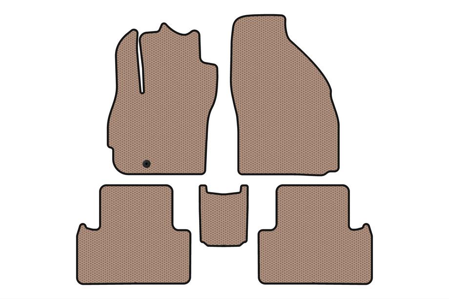 Mazda 5 2005–2009 Gumijasti tepihi Carsuit (2 vrsti, 7-sedežni, bež) Image