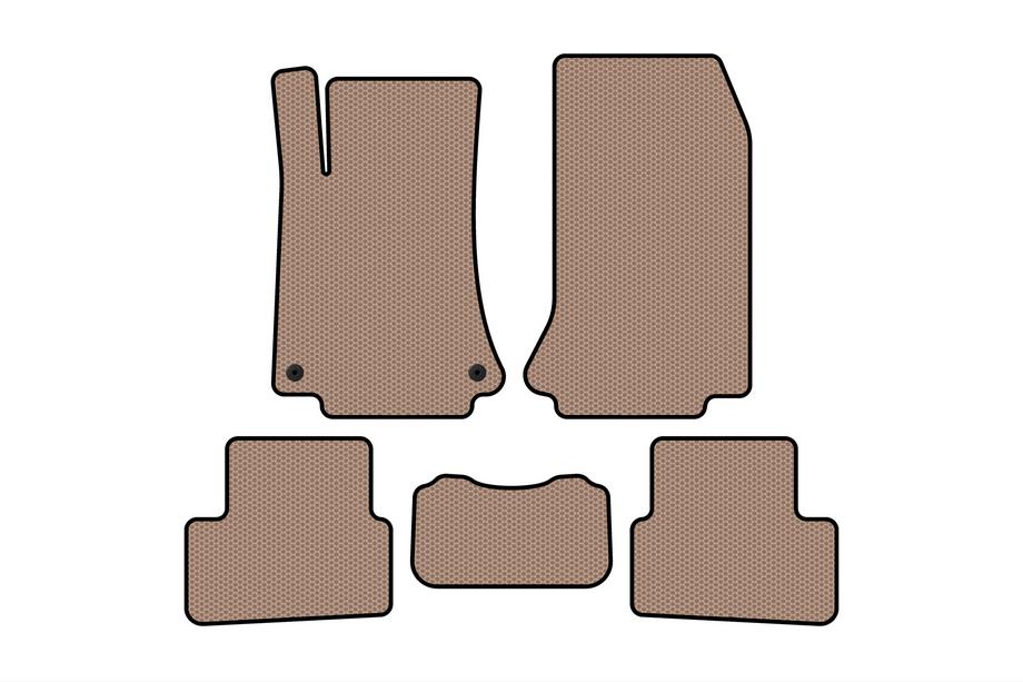 Mercedes A-class W176 2012–2018 Gumijasti tepihi Carsuit (Bež) Image