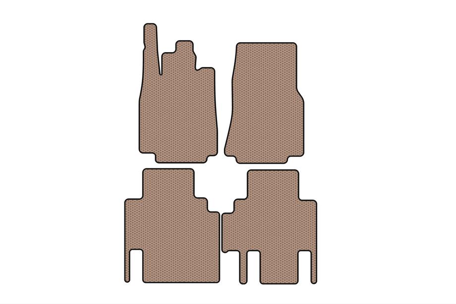 Mercedes Vaneo W414 2001–2005 Gumijasti tepihi Carsuit (Bež) Image
