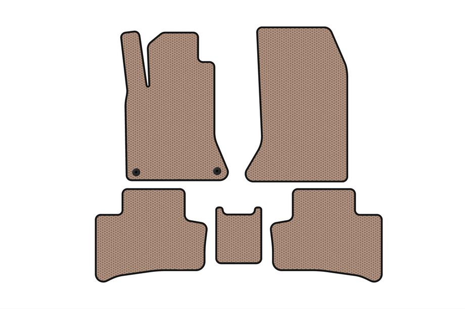 Mercedes B-class W246 2011–2018 Gumijaste preproge za notranjost Carsuit (2011-2015, Electro, beige) Image
