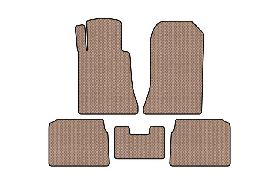 Mercedes E-class W124 1984–1997 Gumijasti tepihi Carsuit (SD, bež) Image