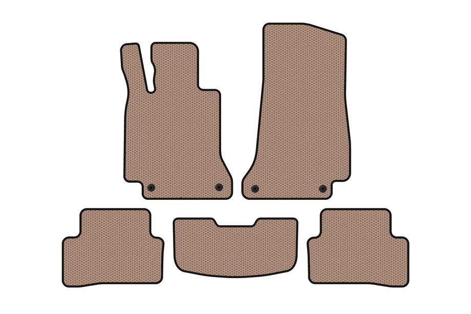 Mercedes C-class W205 2014–2021 Gumijasti tepihi Carsuit (SD, bež) Image