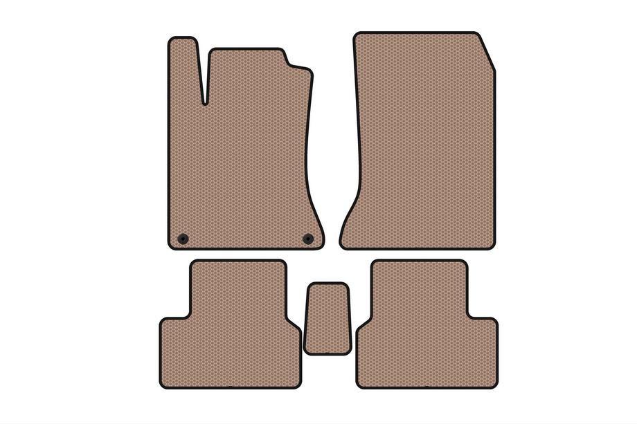 Mercedes B-class W246 2011–2018 Gumijasti tepihi za notranjost Carsuit (2011-2014, Bež) Image