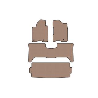 Carsuit gumijaste preproge za notranjost (3 vrste, 2003-2008, bež) Nissan Armada 2003–2015 fotografija 1