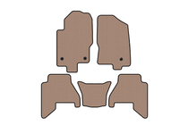 Nissan Pathfinder R51 2005–2014 Gumijasti tepihi za avto Carsuit V2 (2 vrsti, Bež, 2010-2014) fotografija 1