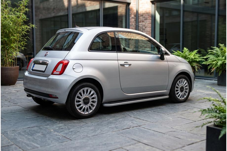 Fiat 500/500L 2013–2022 Stranske stopnice Tayga Grey (2 kos, aluminij) Image