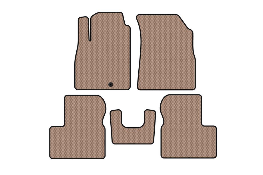 Nissan Micra K13 2011–2016 Gumijasti tepihi Carsuit (Bež) Image