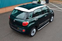Fiat 500/500L 2013–2022 Bočne stopnice Fullmond (2 kos, aluminij) fotografija 5