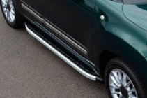 Fiat 500/500L 2013–2022 Bočne stopnice Fullmond (2 kos, aluminij) fotografija 2