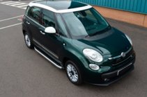 Fiat 500/500L 2013–2022 Bočne stopnice Fullmond (2 kos, aluminij) fotografija 3