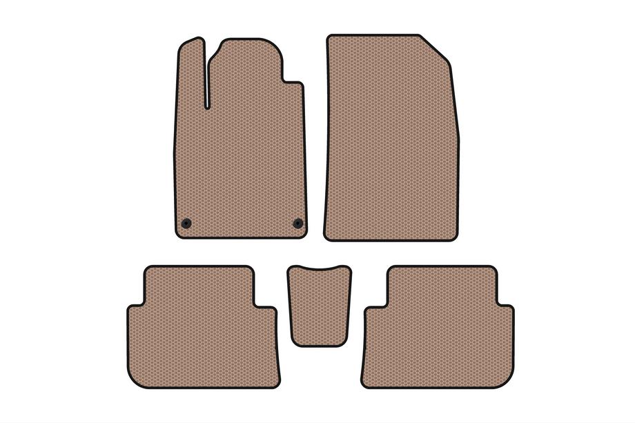 Peugeot 407 2004–2011 Gumijasti tepihi Carsuit (SD, bež) Image