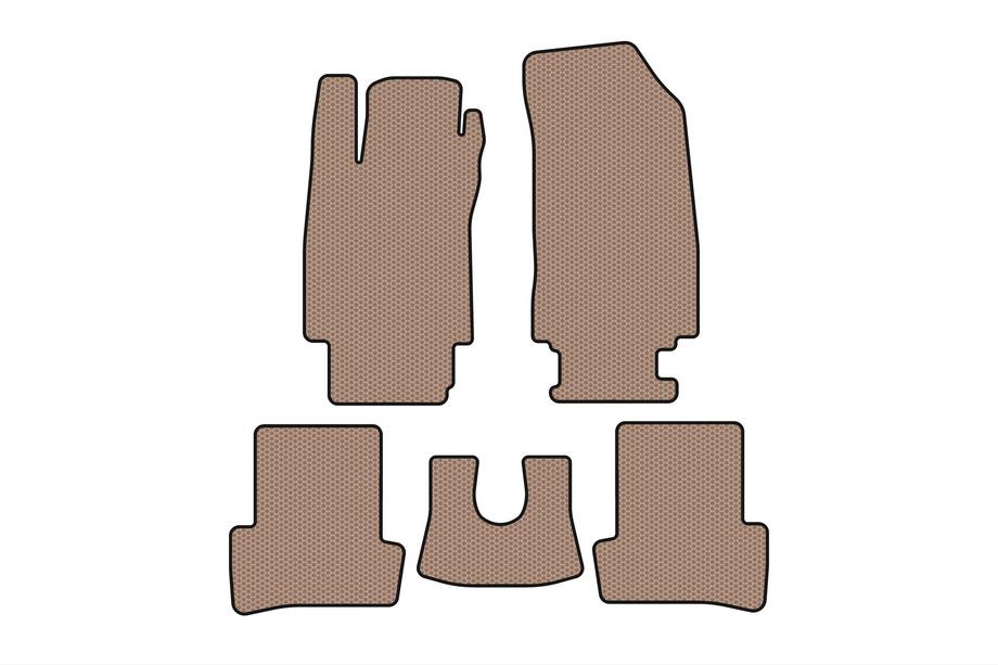 Renault Clio III 2005–2012 Gumijasti tepihi Carsuit (Bež) Image