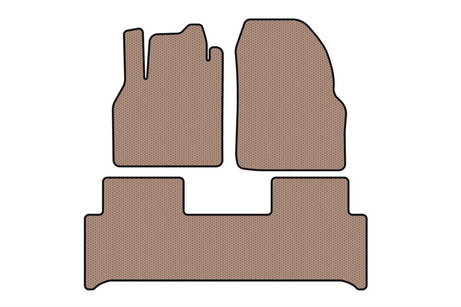 Renault Scenic/Grand 2003–2009 Gumijasti tepihi Carsuit (Bež) Image