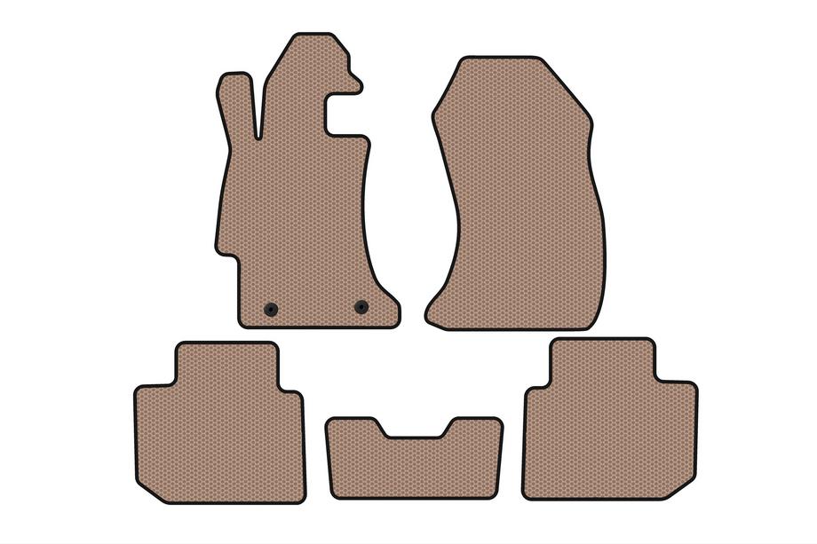 Subaru Impreza 2011–2016 Gumijasti tepihi Carsuit (SD, bež) Image