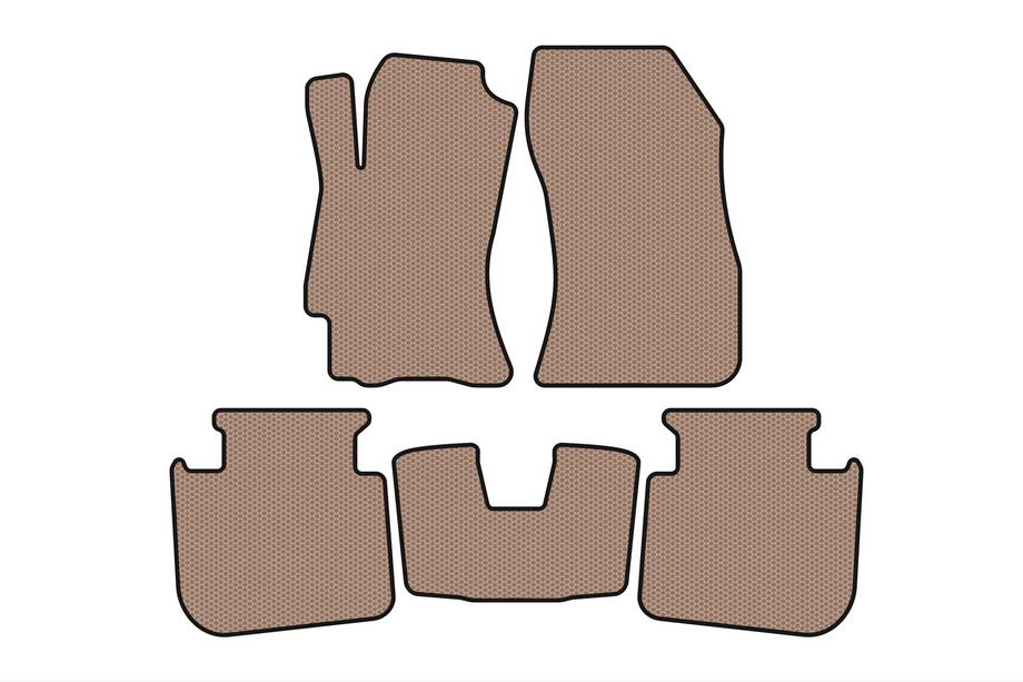 Subaru Legacy 2009–2014 Gumijaste preproge Carsuit (2009-2013, SD, bež) Image