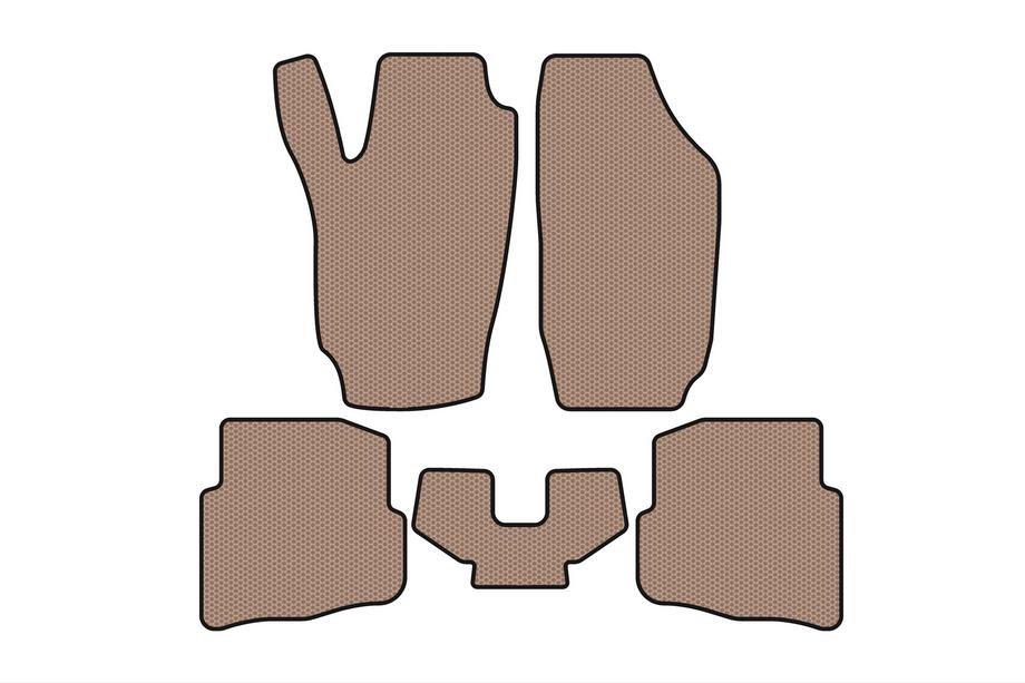 Seat Ibiza 2002–2009 Gumijasti tepihi Carsuit (Bež) Image
