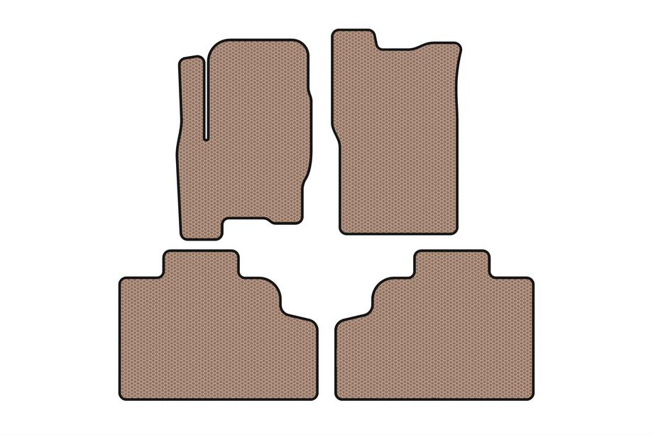 SsangYong Korando 1997–2006 Gumijasti tepihi Carsuit (Bež) Image