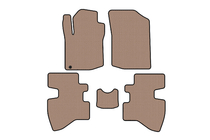 Toyota Aygo 2007–2014 Gumijasti tepihi Carsuit (2007-2009, HB, 3-vratni, bež) fotografija 1