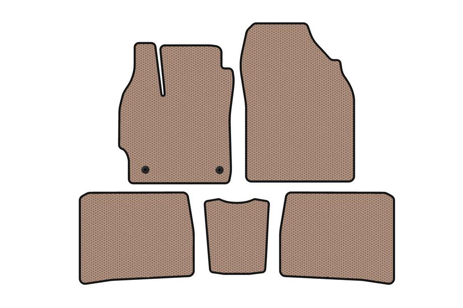 Toyota Prius 2009–2015 Gumijasti tepihi Carsuit (LB, bež) Image