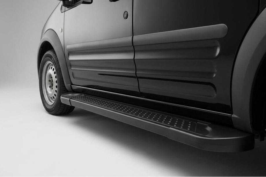 Ford Connect 2010–2013 Bočne stopnice Allmond Black (2 kos, aluminij) Image