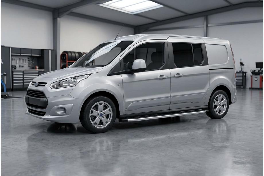 Ford Connect 2014–2021 Stranske stopnice Fullmond (2 kos, aluminij) Maxi medosna razdalja Image
