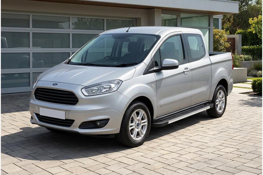 Ford Courier 2014–2023 Bočne stopnice RedLine V1 (2 kosa, aluminij) Image