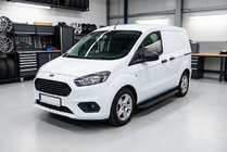 Ford Courier 2014–2023 Bočne stopnice Bosphorus Black (2 kos, aluminij) fotografija 1