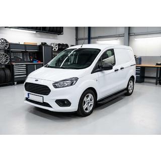 Bočne stopnice Bosphorus Black (2 kos, aluminij) Ford Courier 2014–2023 fotografija 1