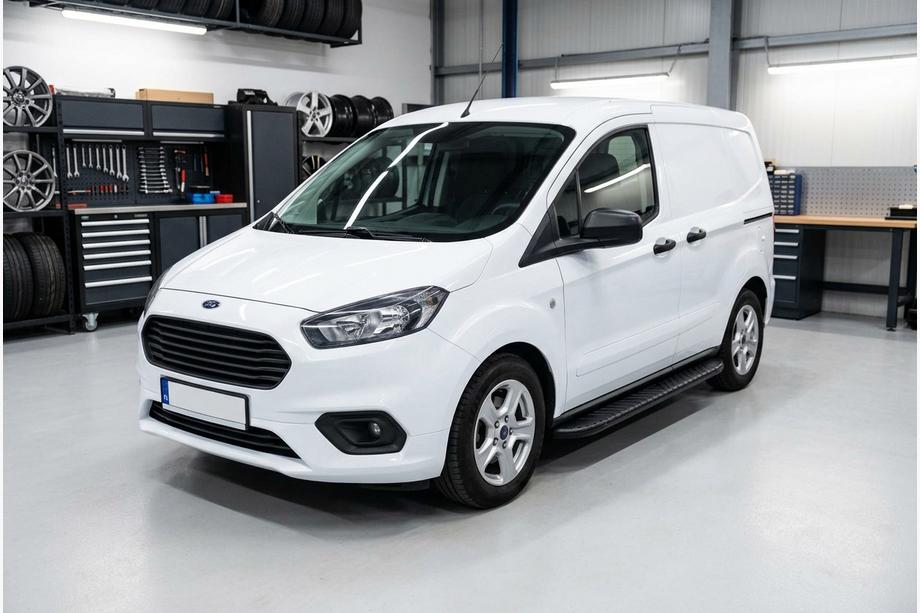 Ford Courier 2014–2023 Bočne stopnice Bosphorus Black (2 kos, aluminij) Image