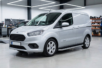Ford Courier 2014–2023 Stranske stopnice Tayga Grey (2 kos, aluminij) fotografija 1