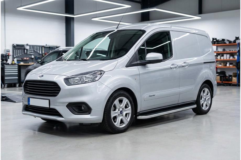 Ford Courier 2014–2023 Stranske stopnice Tayga Grey (2 kos, aluminij) Image
