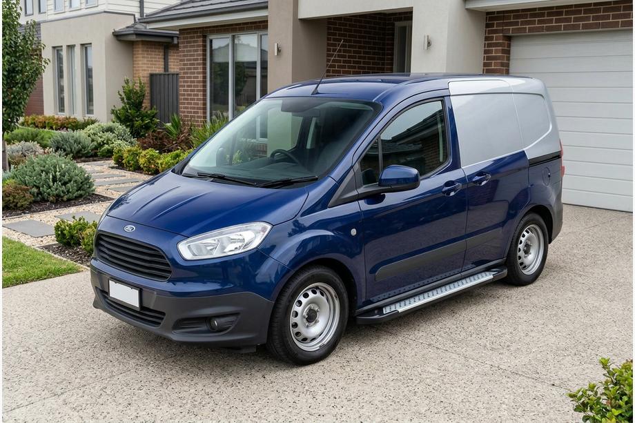 Ford Courier 2014–2023 Stranske stopnice Allmond Grey (2 kos, aluminij) Image