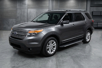 Ford Explorer 2011–2019 Stranske stopnice Duru (2 kos, aluminij) fotografija 1