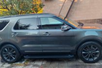 Ford Explorer 2011–2019 Bočne stopnice Allmond Black (2 kos, aluminij) fotografija 4