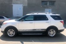 Ford Explorer 2011–2019 Stranske stopnice Sunrise (2 kos, aluminij) fotografija 6