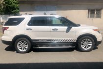 Ford Explorer 2011–2019 Stranske stopnice Sunrise (2 kos, aluminij) fotografija 5