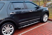 Ford Explorer 2011–2019 Stranske stopnice Sunrise (2 kos, aluminij) fotografija 2