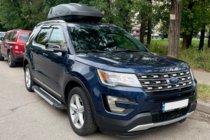 Ford Explorer 2011–2019 Stranske stopnice RedLine V1 (2 kos, aluminij) fotografija 1