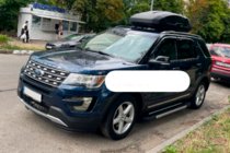 Ford Explorer 2011–2019 Stranske stopnice RedLine V1 (2 kos, aluminij) fotografija 3