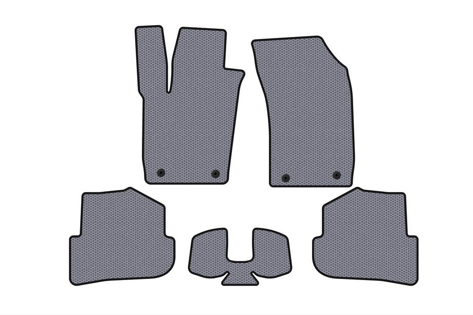 Audi A1 2010–2018 Gumijaste talne preproge Carsuit (HB, 3-vratni, sive) Image