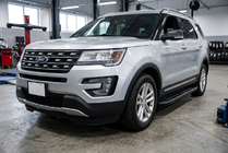 Ford Explorer 2011–2019 Bočne stopnice Bosphorus Black (2 kos, aluminij) fotografija 1