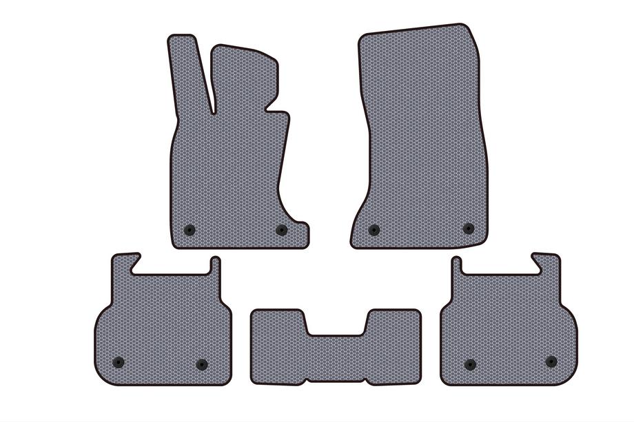 BMW serija 7 F01/F02 2008–2015 Gumijaste preproge za notranjost Carsuit (za F01, sive) Image