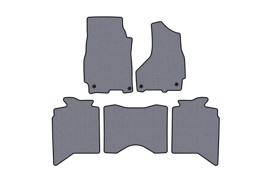 Dodge RAM (DS/DJ/D2) 2009–2024 Gumijasti tepihi Carsuit (2013+, 5-sedežni, sivi) Image