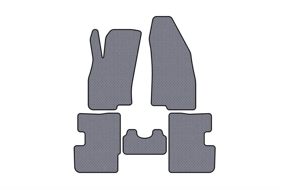 Fiat Grande Punto/Punto EVO 2006–2018 Gumijasti tepihi za notranjost Carsuit (2011-2018, HB, 3-vratni, sivi) Image