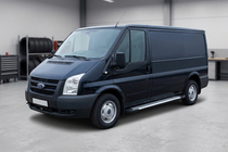 Ford Transit 2000–2014 Stranski pragovi Line (2 kos, aluminij) L3/L4 (dolga) fotografija 1
