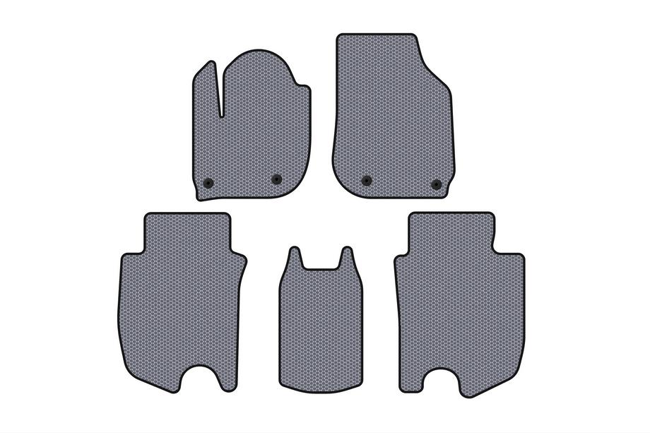 Honda FIT/Jazz 2014–2020 Gumijasti tepihi Carsuit (HB, Hybrid, sivi) Image