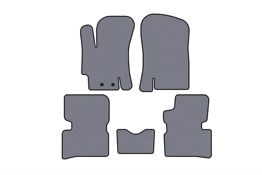 Hyundai Accent 2006–2010 Carsuit gumijaste preproge (SD, sive) Image