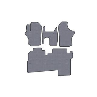 Gumijasti avtomobilski tepihi Carsuit (2004-2007, 2 vrsti, 8-sedežni, sivi) Hyundai H200, H1, Starex 1998–2007 fotografija 1